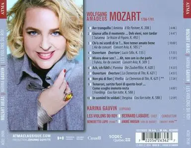 Karina Gauvin, Bernard Labadie, Les Violons du Roy - Wolfgang Amadeus Mozart: Opera & Concert Arias (2014)