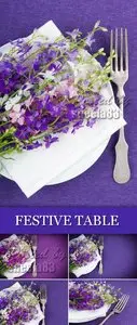 Stock Photo - Festive Decorated Table