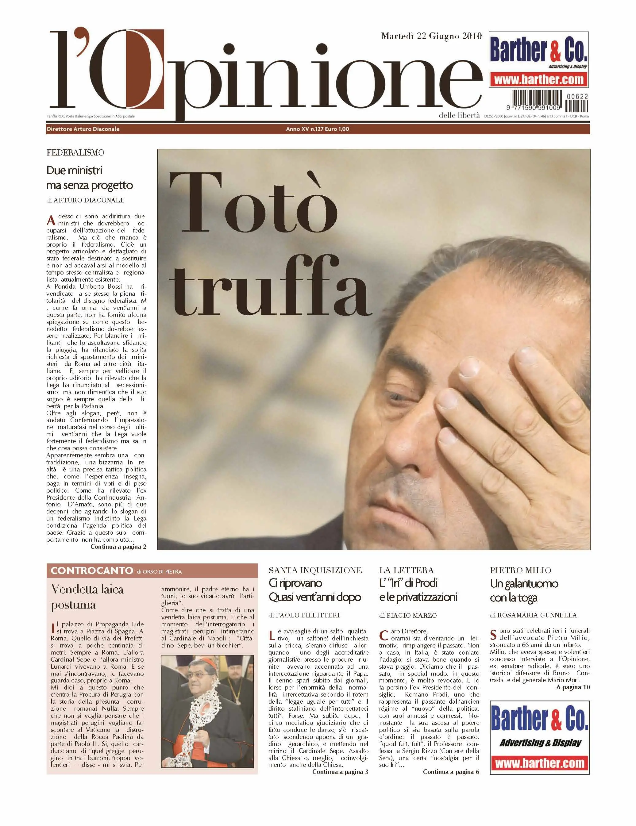 L'Opinione 22.06.2010