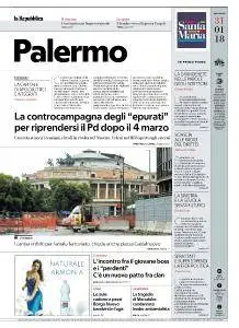 la Repubblica Palermo - 31 Gennaio 2018