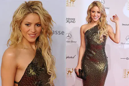 Shakira - Bambi 2010 Award at Filmpark Babelsberg in Potsdam 11-11-10