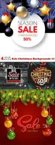 Vectors - Sale Christmas Backgrounds 17