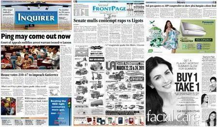 Philippine Daily Inquirer – March 22, 2011