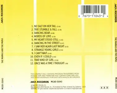 The Mamas & The Papas - The Mamas & The Papas (1966, CD 1988)