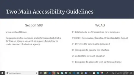 Meeting Accessibility Guidelines w/ HTML5