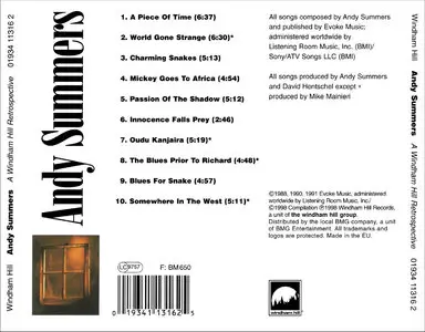 Andy Summers - A Windham Hill Retrospective (1998) {Windham Hill}