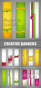 Creative Color Banners Vector