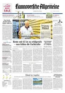 Hannoversche Allgemeine Zeitung - 01.07.2015