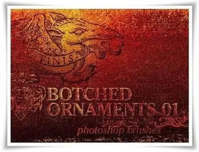 Botched Ornaments Brushes For Photoshop
