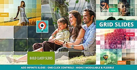 The Grid Slides Builder - Project for After Effects (VideoHive)
