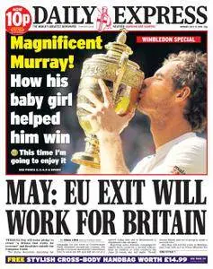 Daily Express - 11 July 2016