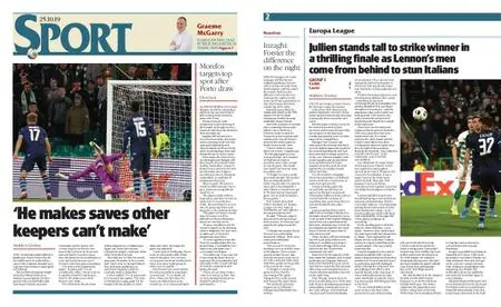 The Herald Sport (Scotland) – October 25, 2019
