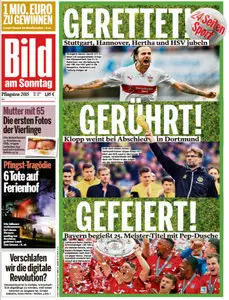 Bild Zeitung vom 24 Mai 2015