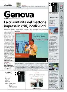 la Repubblica Genova - 23 Febbraio 2019