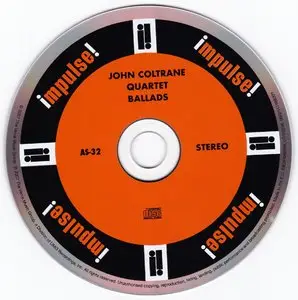 John Coltrane Quartet - Ballads (1962) {Impulse!--Verve Originals rel 2007}