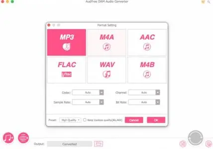 AudFree DRM Audio Converter 2.3.0 Multilingual