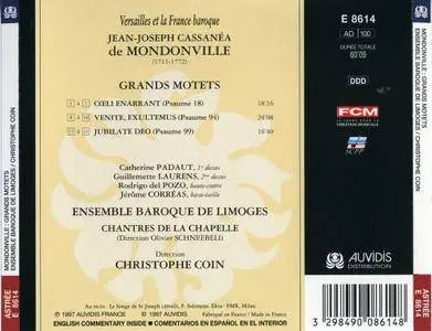 Christophe Coin, Les Chantres de la Chapelle, Ensemble Baroque de Limoges - Mondonville: Grand Motets (1997)