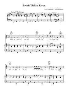 Rockin' Rollin' Rover - Bill Haley & His Comets (Piano-Vocal-Guitar (Piano Accompaniment))