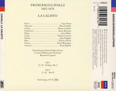 Raymond Leppard, London Philharmonic Orchestra - Francesco Cavalli: La Calisto (1993)