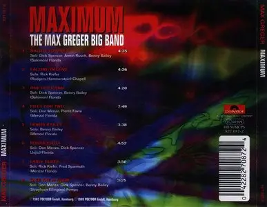 The Max Greger Big Band - Maximum (1965) {1999 Polydor Remaster}