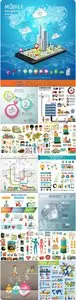 Infographic elements and diagrams vector 8