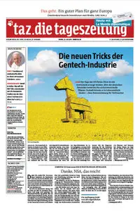 Tageszeitung TAZ vom 10 Juli 2015