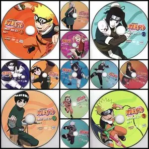 Naruto BoxSet Dvd Covers 1-16