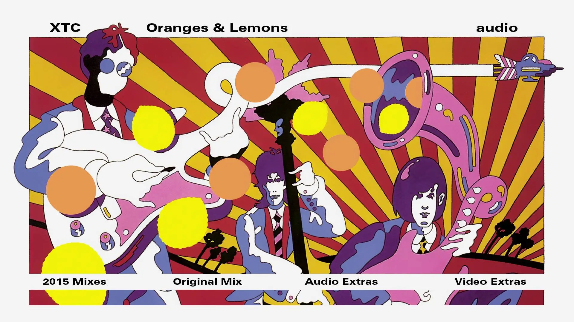 XTC Oranges & Lemons (1989) {CD+BLURAY Ape House The Surround Sound