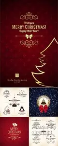Christmas & New Year Menu Vector 2