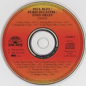 Paul Bley, Furio Di Castri, Tony Oxley - Chaos (1998)