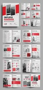 HR Employee Handbook Template Design 725312418
