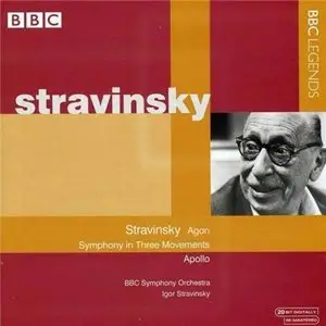 Stravinsky - »Agon« • »Apollo« • Symphony in 3 movements (BBC Symphony Orchestra - Stravinsky) - 2001