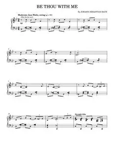 Be Thou With Me - Johann Sebastian Bach (Piano Solo)