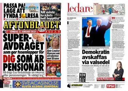 Aftonbladet – 21 januari 2018