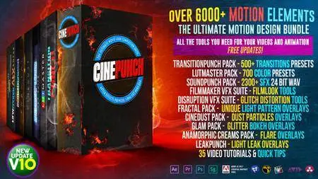 CINEPUNCH Master Suite V10 - Addons & Presets for After Effects, Premiere, Apple Motion (VideoHive)