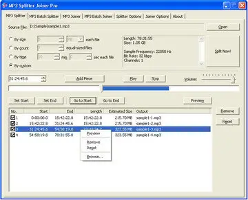 MP3 Splitter Joiner Pro 4.1 Build 2542 