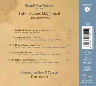 Allabastrina Choir, Allabastrina & Elena Sartori - Telemann: Lateinisches Magnificat (2018)
