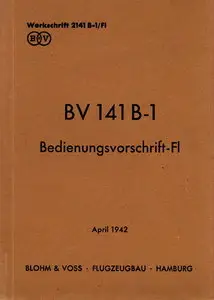 BV-141 B-1 Bedienungsvorschrift