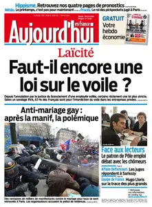 Aujourd'hui en France - Lundi 25 Mars 2013