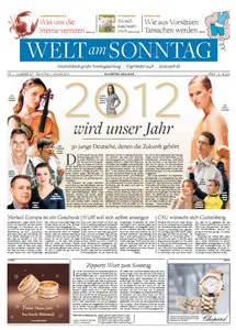 Die Welt am Sonntag 01 Januar 2012