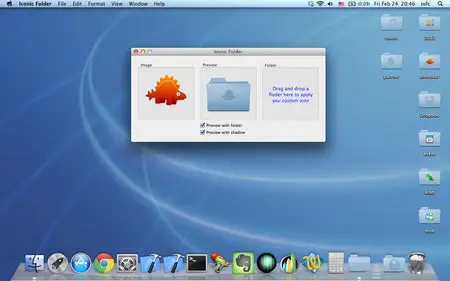 Iconic Folder v1.0 Mac OS X
