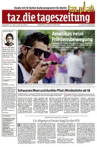 Tageszeitung TAZ vom 20 Maerz 2014