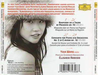 Sergei Rachmaninov - Yuja Wang / Claudio Abbado - Paganini Rhapsody & Piano Concerto No. 2 (2011) [Repost, new rip]