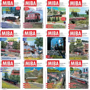 Miba Miniaturbahnen Jahrgang 2003 Heft 01-12 + Messeheft