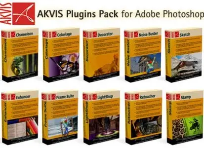 AKVIS. Set of plugins for Adobe Photoshop. Complete instructions and video lessons (2009-2010)