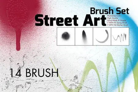 CreativeMarket - Street Art Brush Set