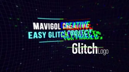 Glitch Logo Reveal 46858525
