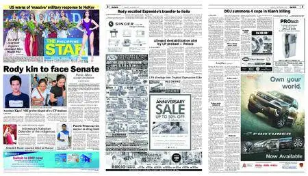 The Philippine Star – Septiyembre 05, 2017