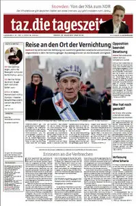 Tageszeitung TAZ vom 28 Januar 2014