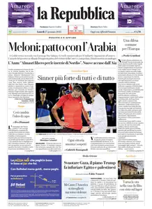 la Repubblica - 27 Gennaio 2025